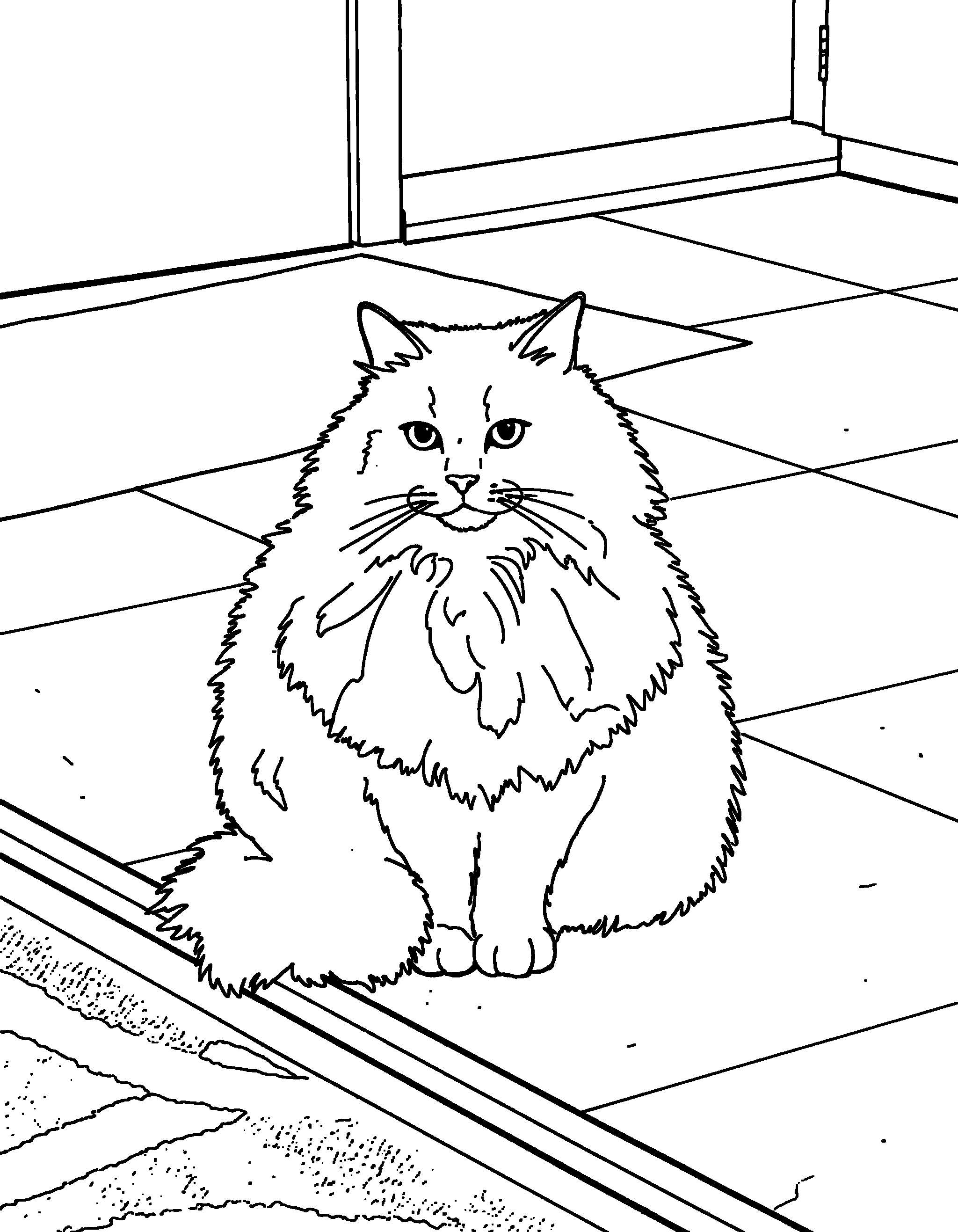 Kiki - coloring page