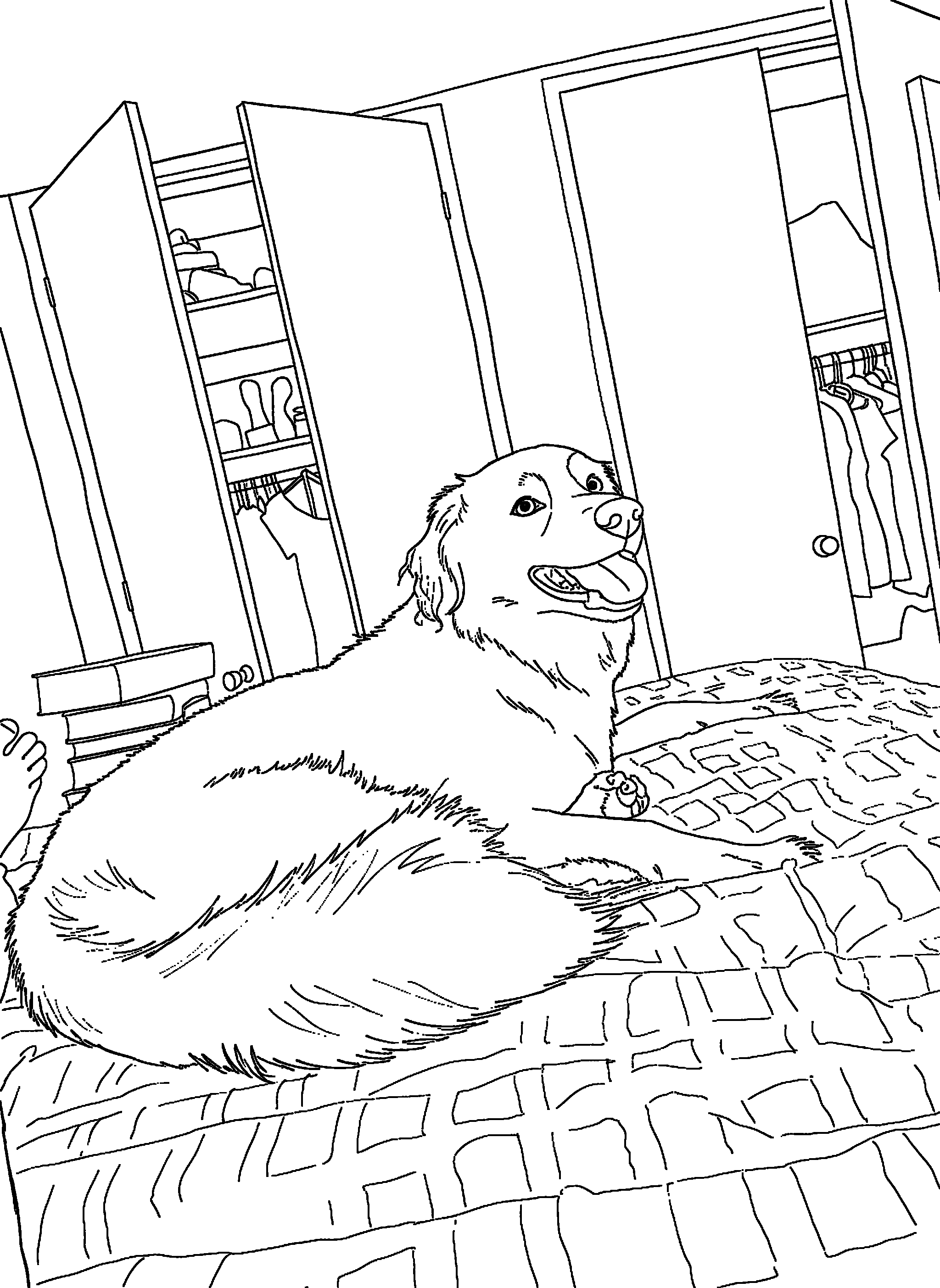 Belle - coloring page