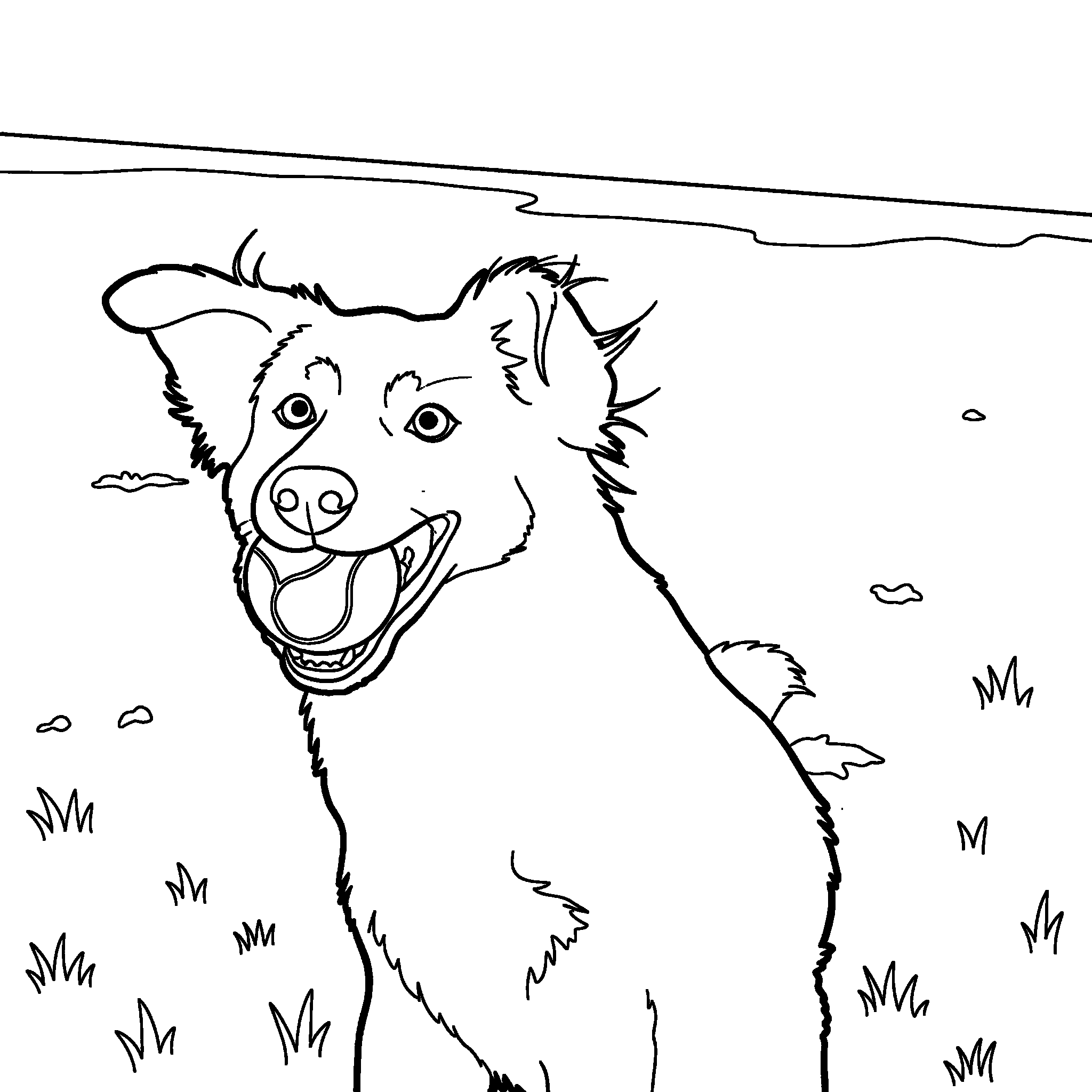 Pet coloring page